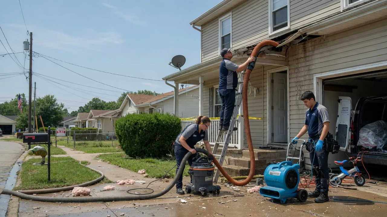 Water Damage Restoration in Wheatland, IN near me
